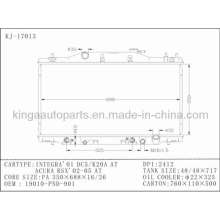 Auto Ersatzteilkühler für Honda Integra &#39;01 OEM 19010-Pnd-901